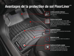 WeatherTech Custom Fit Rear FloorLiner for Select Chrysler/Dodge Models (Black)