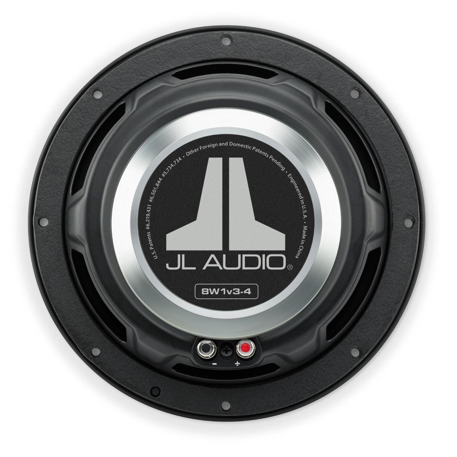 JL Audio 8W1v3-4 8-inch subwoofer driver (150W, 4 ohm)
