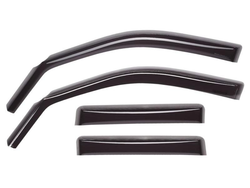 WeatherTech 82438 07-15 Audi Q7 Front and Rear Side Window Deflectors - Dark Smoke
