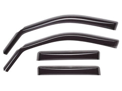 WeatherTech 82438 07-15 Audi Q7 Front and Rear Side Window Deflectors - Dark Smoke