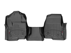 WeatherTech 4410321V 2017+ Ford F-250/F-350/F-450 Vinyl Front FloorLiner - Black (w/ 1st Row Bench Seats)