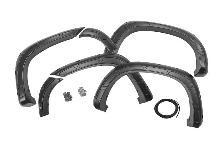 Rough Country A-C12211-GAZ Fender Flares Defender | Chevy Silverado 1500 2WD/4WD (19-22)