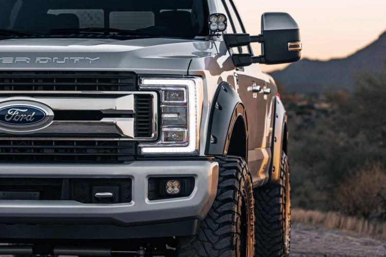 Rough Country A-F21112-M7 Fender Flares Defender | Ford Super Duty 2WD/4WD (2017-2022)