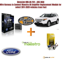iDataLink HRN-AR-FO2 +ADS-MAR Wire Harness to Connect Maestro AR Amplifier Replacement Module for select 2011-2020 vehicles from Ford
