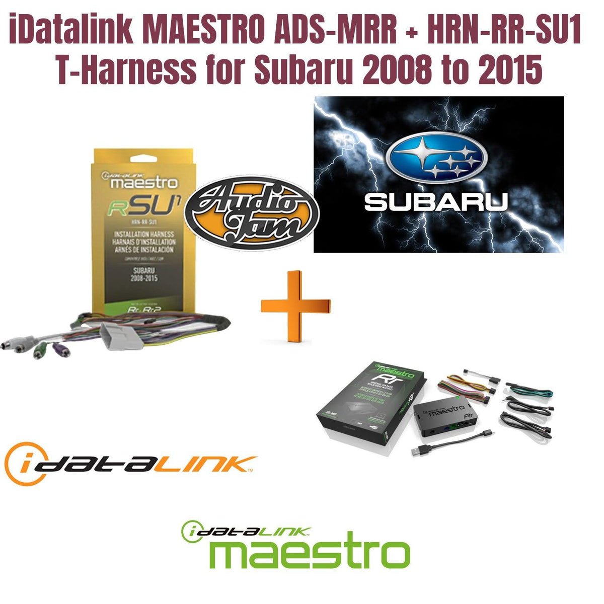 iDatalink Maestro ADS-MRR + HRN-RR-SU1 T-Harness for Subaru 2008 to 2015