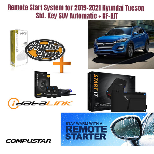 Remote Start System for 2019-2021 Hyundai Tucson Std. Key SUV Automatic + RF-KIT