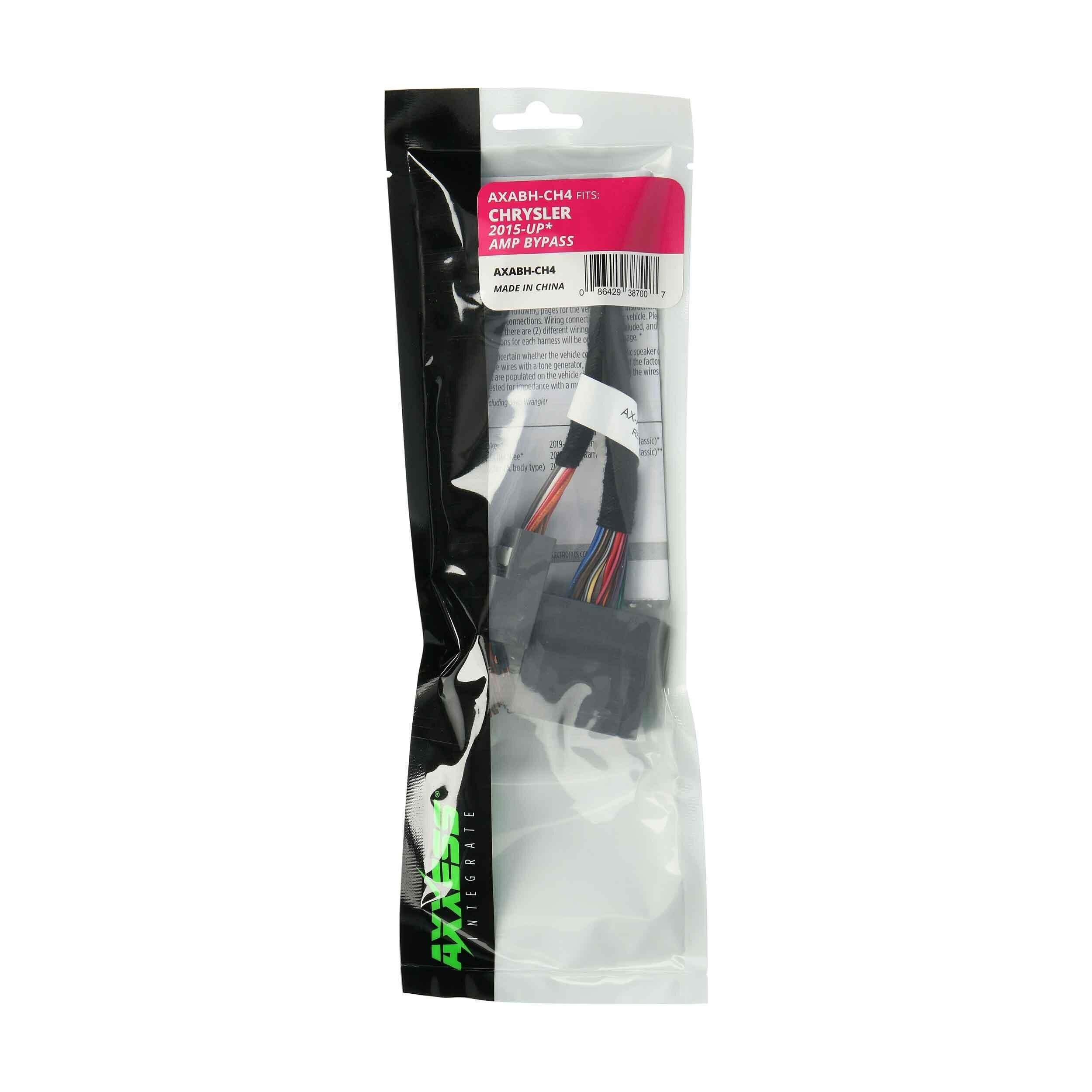 Axxess Interface AXABH-CH4 Chrysler Amp Bypass Harness 2015-Up