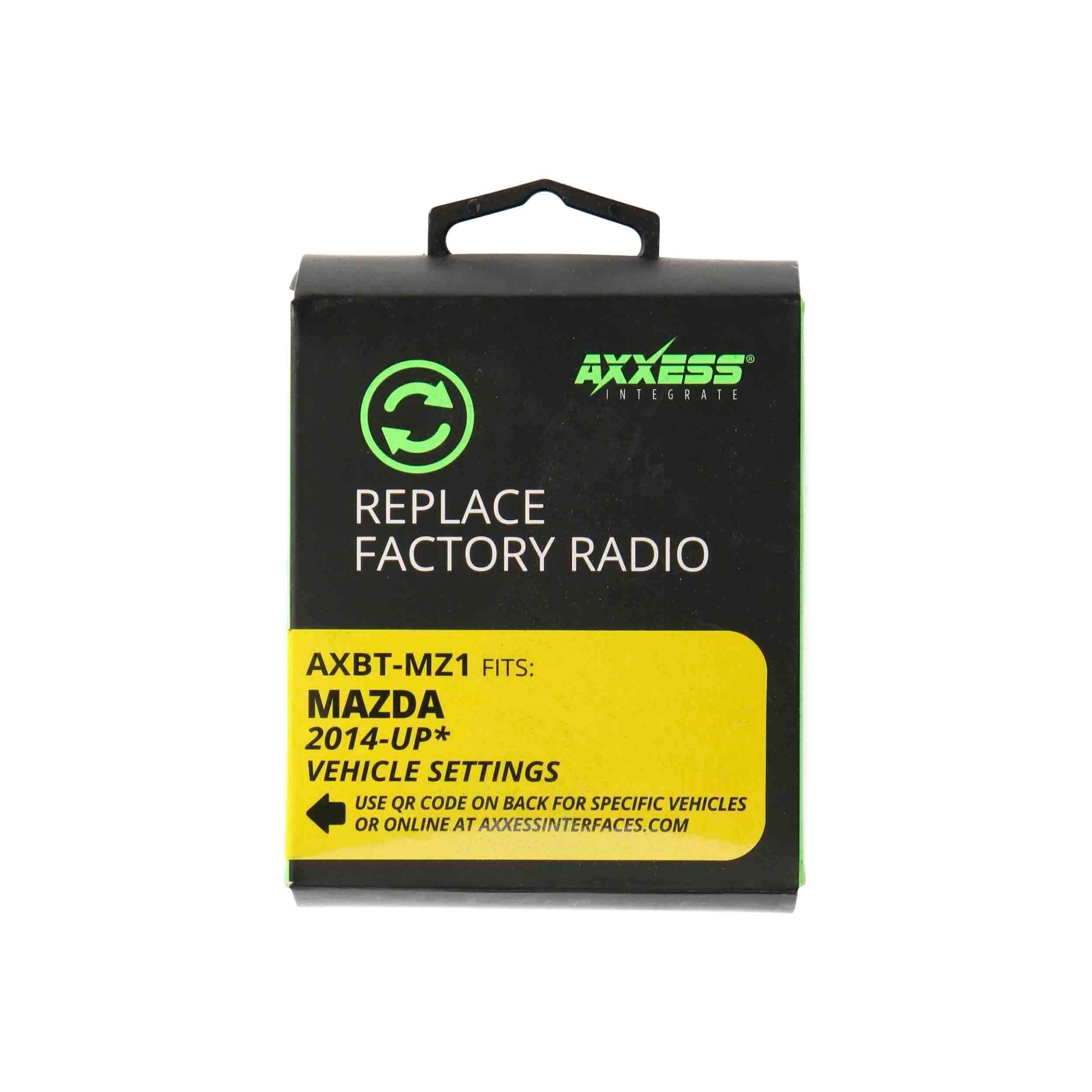 Axxess Interface AXBT-MZ1 Bluetooth Capable Vehicle Customization Mazda 2014-up