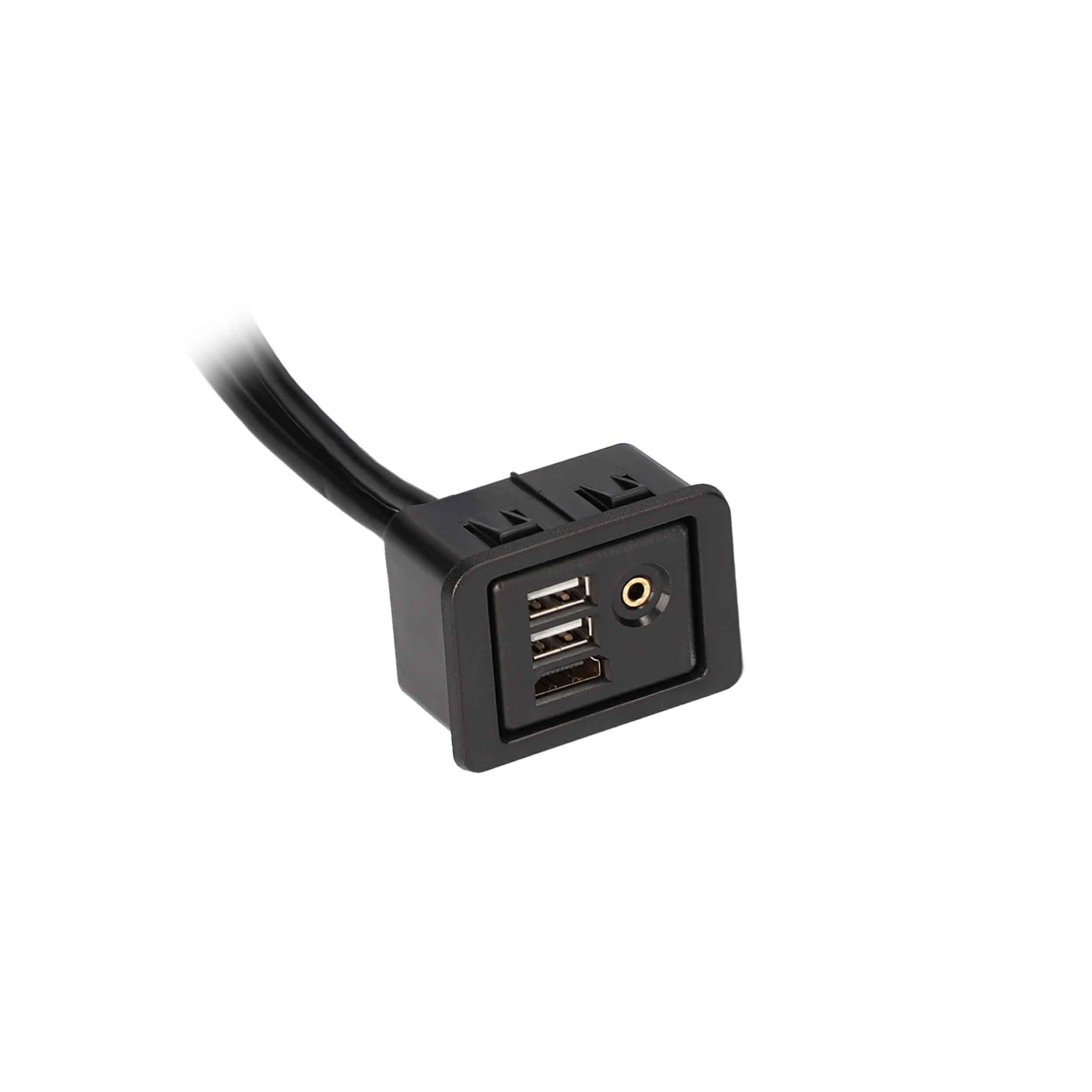 Axxess Interface AXUSB-RAM1-6 USB/AUX/HDMI Replacement Panel 6 Feet - Chrysler/Dodge/Jeep 2015-Up