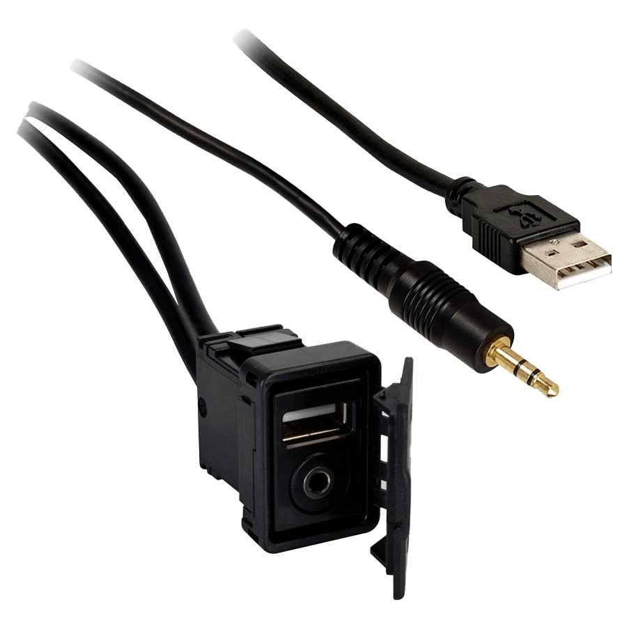 Axxess Interface AXUSB35-SKT iPod to USB/3.5MM Water Resistant 6ft Extension