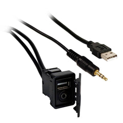 Axxess Interface AXUSB35-SKT iPod to USB/3.5MM Water Resistant 6ft Extension
