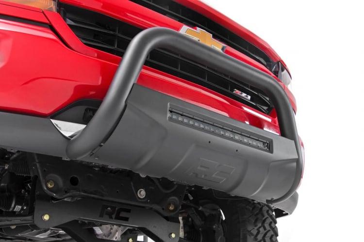 Rough Country B-C4071 Black LED Bull Bar Chevy/GMC 1500 Truck & SUV (07-20)