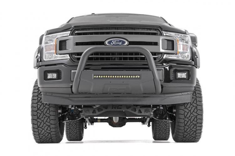 Rough Country B-F4041 Black LED Bull Bar Ford Expedition (03-24)/F-150 (04-23) 2WD/4WD