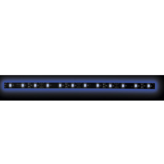 Heise H-B350-BLK 5050 Blue/Black Light Strip with Black Base - 3 Meter, 60 LED