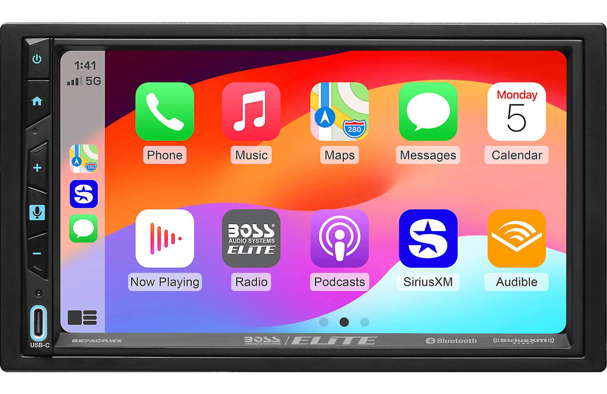 BOSS Audio BE7ACPWX apple carplay android auto receiver