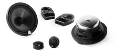 JL Audio C3-650 Convertible System with 6.5-inch (165mm) woofer and 1-inch (25mm) silk dome tweeter with neodymium magnet, programmable outboard crossover network.