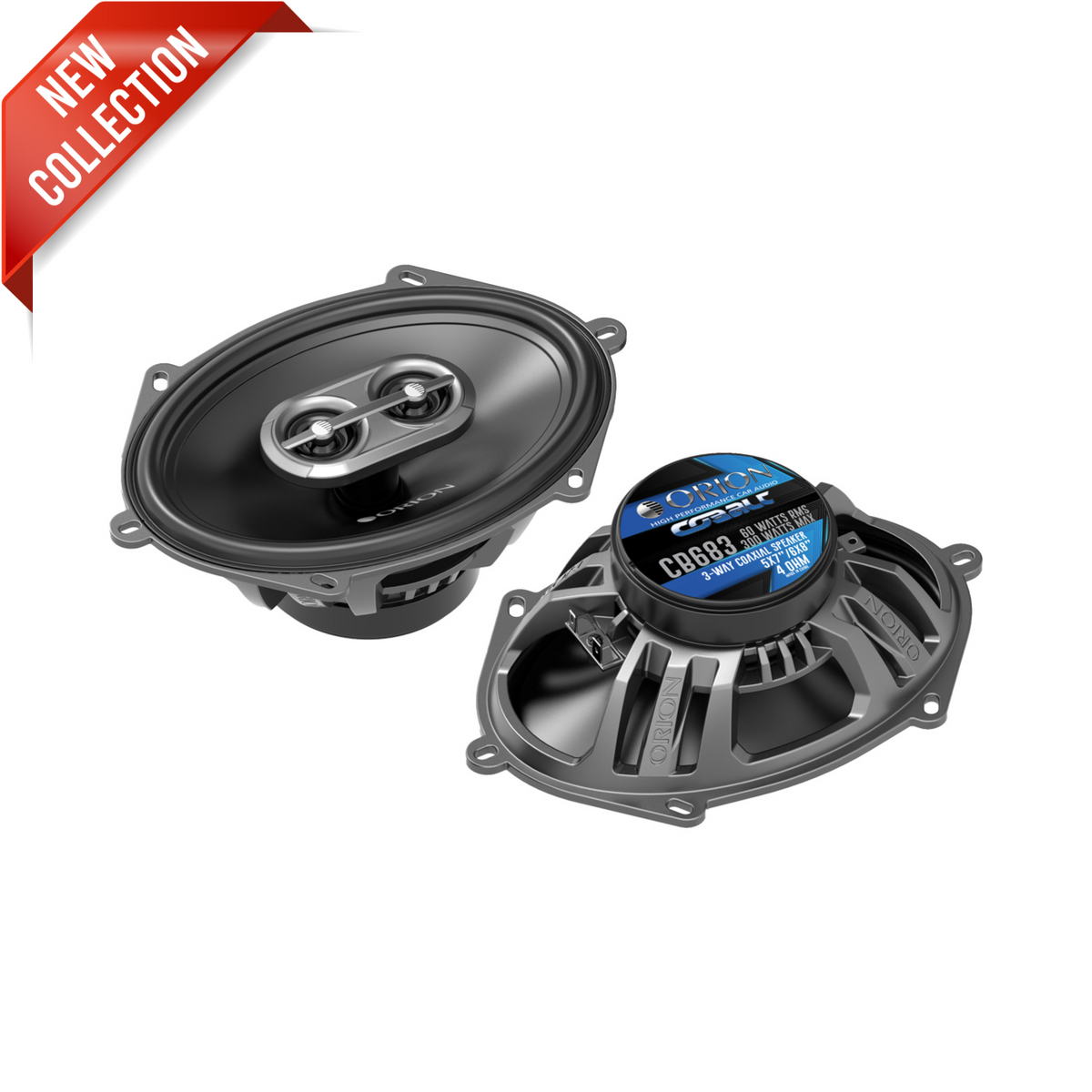 Orion CB683 COBALT series 6x8" Coaxial 3-Way Speakers