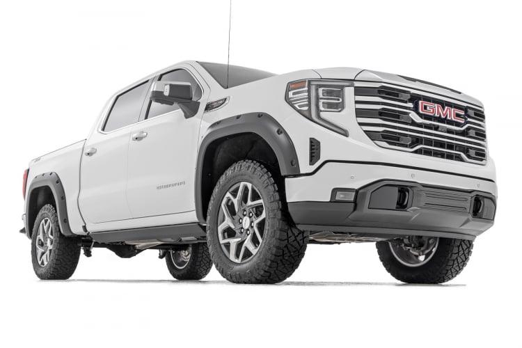 Rough Country F-C11950A-GAZ Pocket Fender Flares GMC Sierra 1500 2WD/4WD (2019-2024)