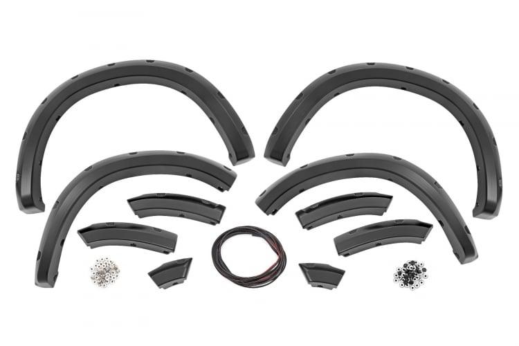 Rough Country F-D10911B-PXR Pocket Fender Flares Ram 1500 2WD/4WD (09-18)