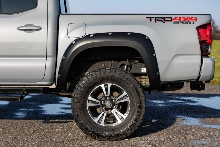 Rough Country F-T11621A-1G3 Pocket Fender Flares Toyota Tacoma 2WD/4WD (2016-2023)