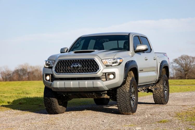 Rough Country F-T11621A-1G3 Pocket Fender Flares Toyota Tacoma 2WD/4WD (2016-2023)