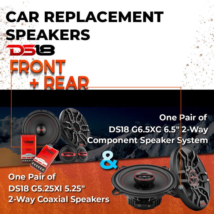 Car Speaker Replacement fits 1987-1990 for Toyota Tercel