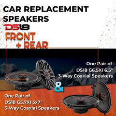 Car Speaker Replacement fits 1997-1999 for Mercury Tracer