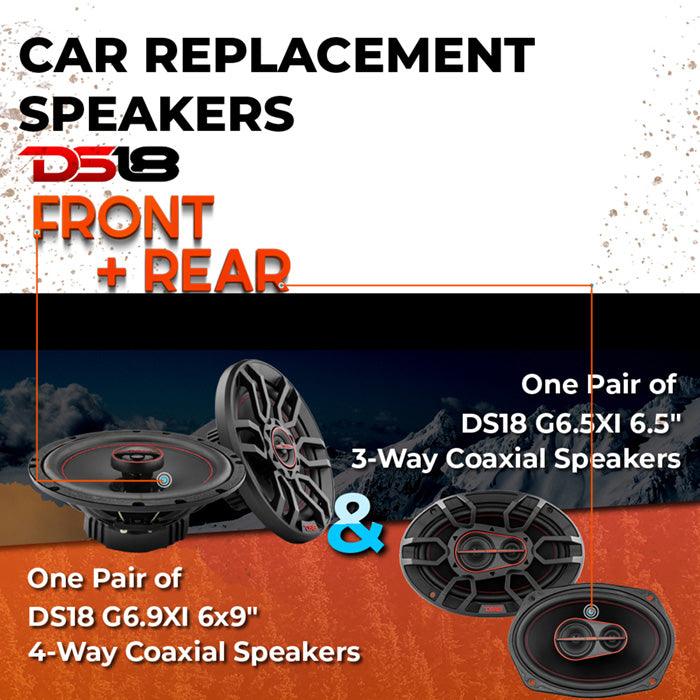 Car Speaker Replacement fits 2010-2015 for Chevrolet Camaro w/o Boston Acoustics