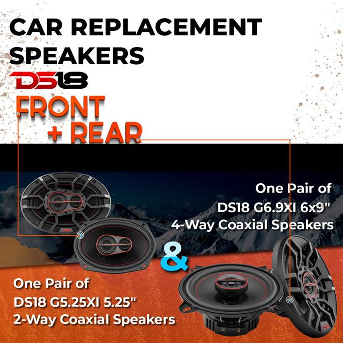 Car Speaker Replacement fits 1984-1993 for Dodge Ram Charger