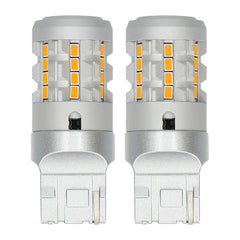 Heise HE-C7440A 7440 Amber Bulbs with Integrated Internal CANBUS System - 2-Pack