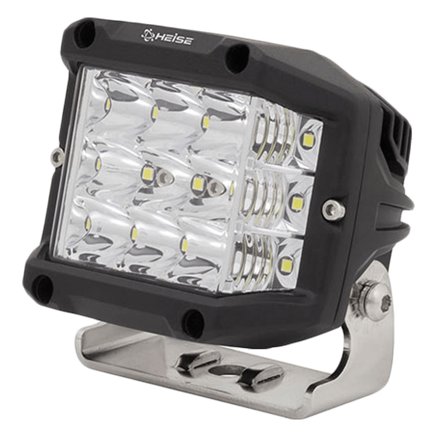 Heise HE-HCL140 High Output Cube Light - 4 Inch, 15 LED