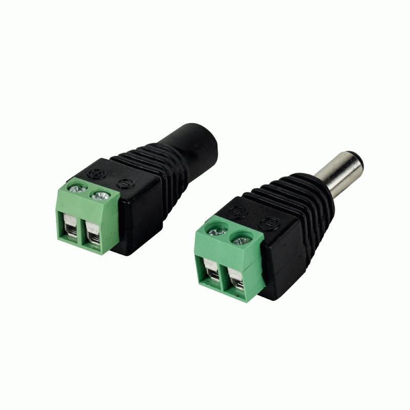 Heise HE-MFQC 2 Wire Connector Male- Female - 2 Pk Of 1M 1F Each