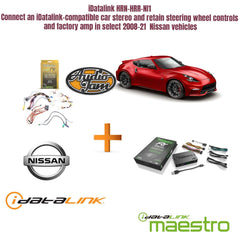 iDatalink HRN-HRR-NI1 + ADS-MRR Connect an iDatalink-compatible car stereo and retain steering wheel controls and factory amp in select 2008-21