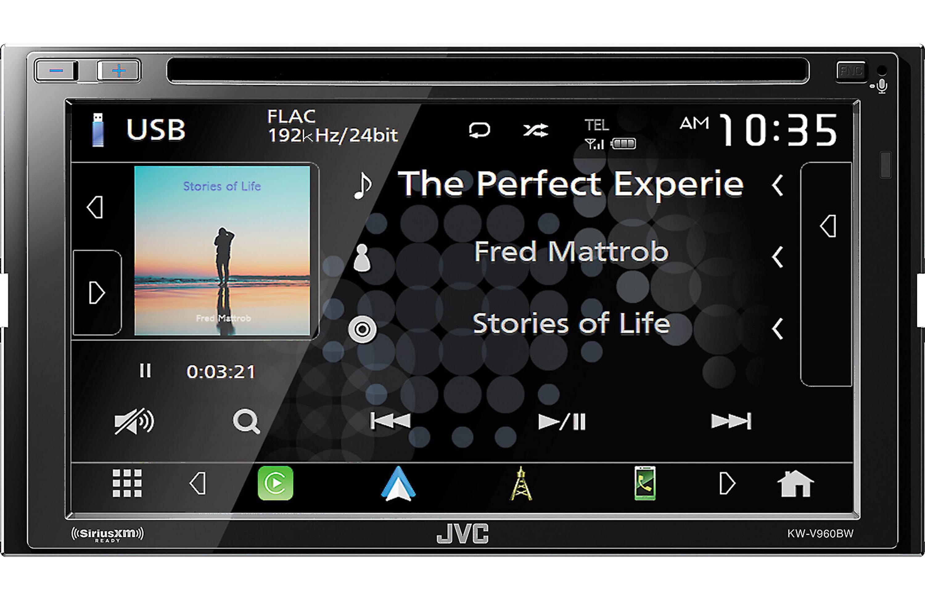 JVC KW-V960BW dvd receiver carplay radio