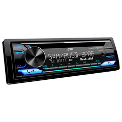 JVC KD-T925BTS CD Receiver featuring Bluetooth® / Front & Rear Dual USB / SiriusXM / Amazon Alexa / 13-Band EQ / Variable-Color Illumination /JVC Remote App Compatibility