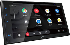 JVC KW-V66BT 6.8" Double-DIN CD/DVD Multimedia Receiver with Bluetooth, Apple CarPlay, Android Auto + Backup Camera