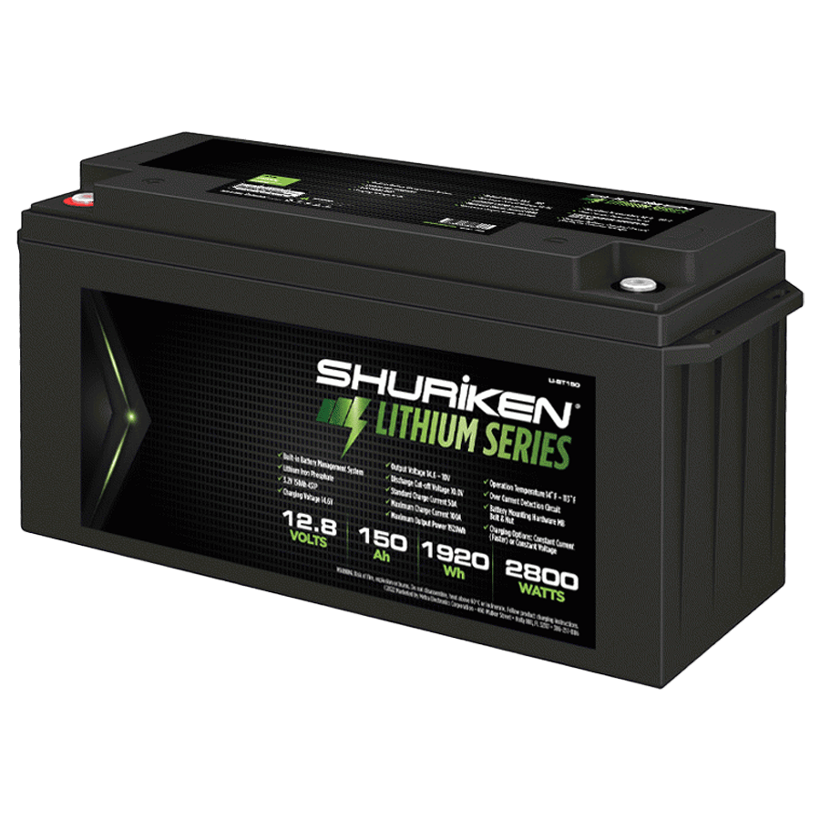 Shuriken LI-BT150 2800W / 150 Amp Hours Lithium Iron Battery