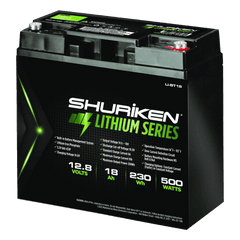 Shuriken LI-BT18 500W / 18 Amp Hours Lithium Iron Battery