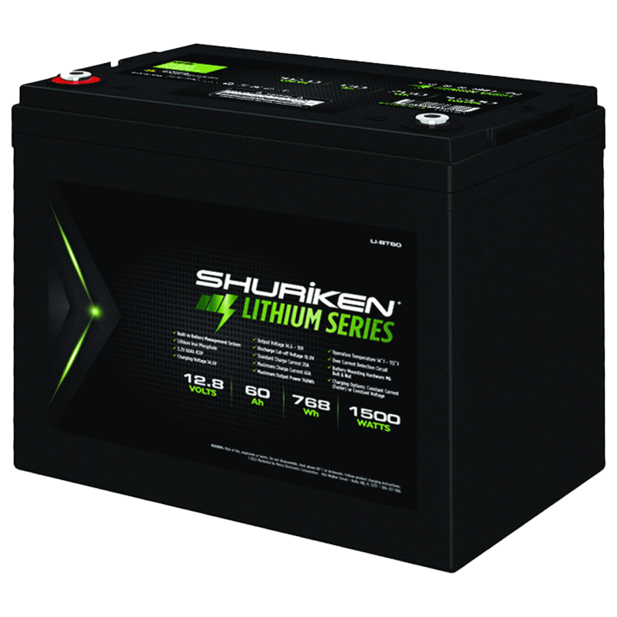 Shuriken LI-BT60 1500W / 60 Amp Hours Lithium Iron Battery