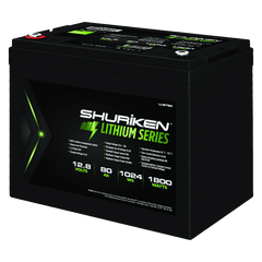 Shuriken LI-BT80 1800W / 80 Amp Hours Lithium Iron Battery