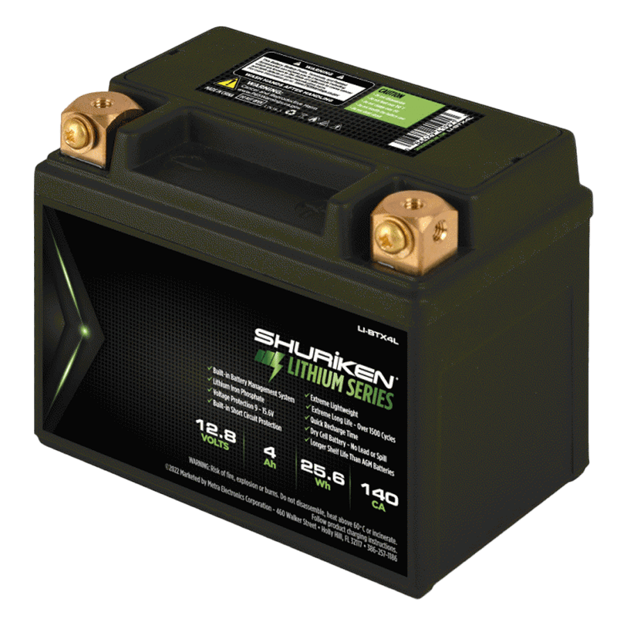 Shuriken LI-BTX4L 140CA / 4 Amp Hours Lithium-ion Battery