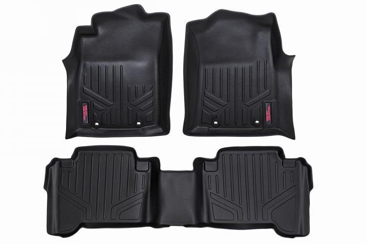 Rough Country M-71213 Floor Mats Front and Rear | Toyota Tacoma 2WD/4WD (2012-2015)