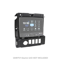picture of dash-kt with a touch screen marine radio cmr7v1
