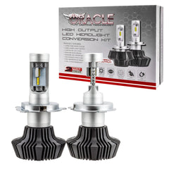 Oracle Lighting 5231-001 - H4 - 4,000+ Lumen LED Light Bulb Conversion Kit High/Low Beam (Non-Projector) -