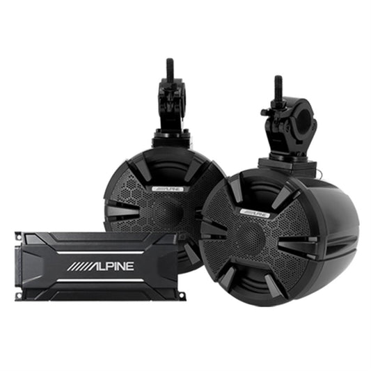 Alpine PSS-SX01 Complete Weather-Resistant Powersports Sound System