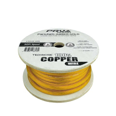 PRV Audio PW4AWG-AMBER GOLD Pure Oxygen Free Copper Power Wire