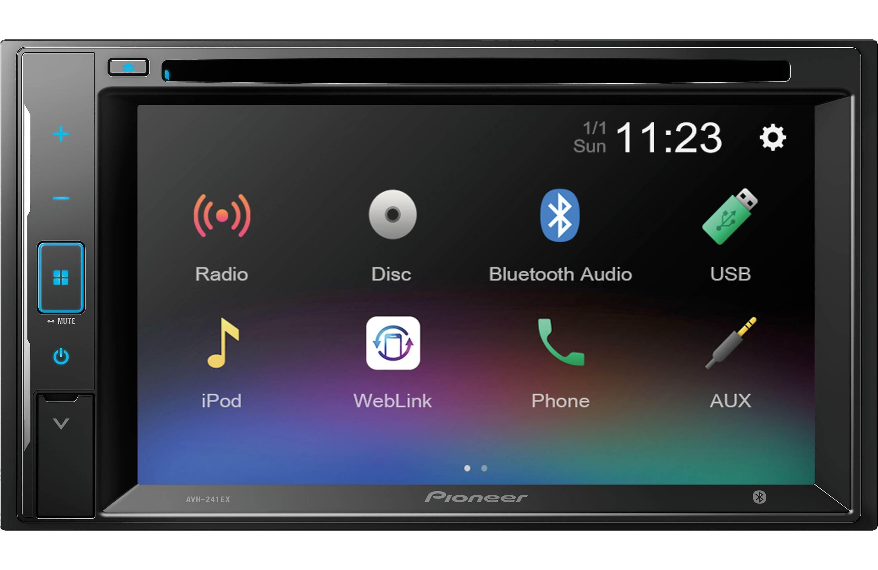 Pioneer AVH-241EX dvd receiver