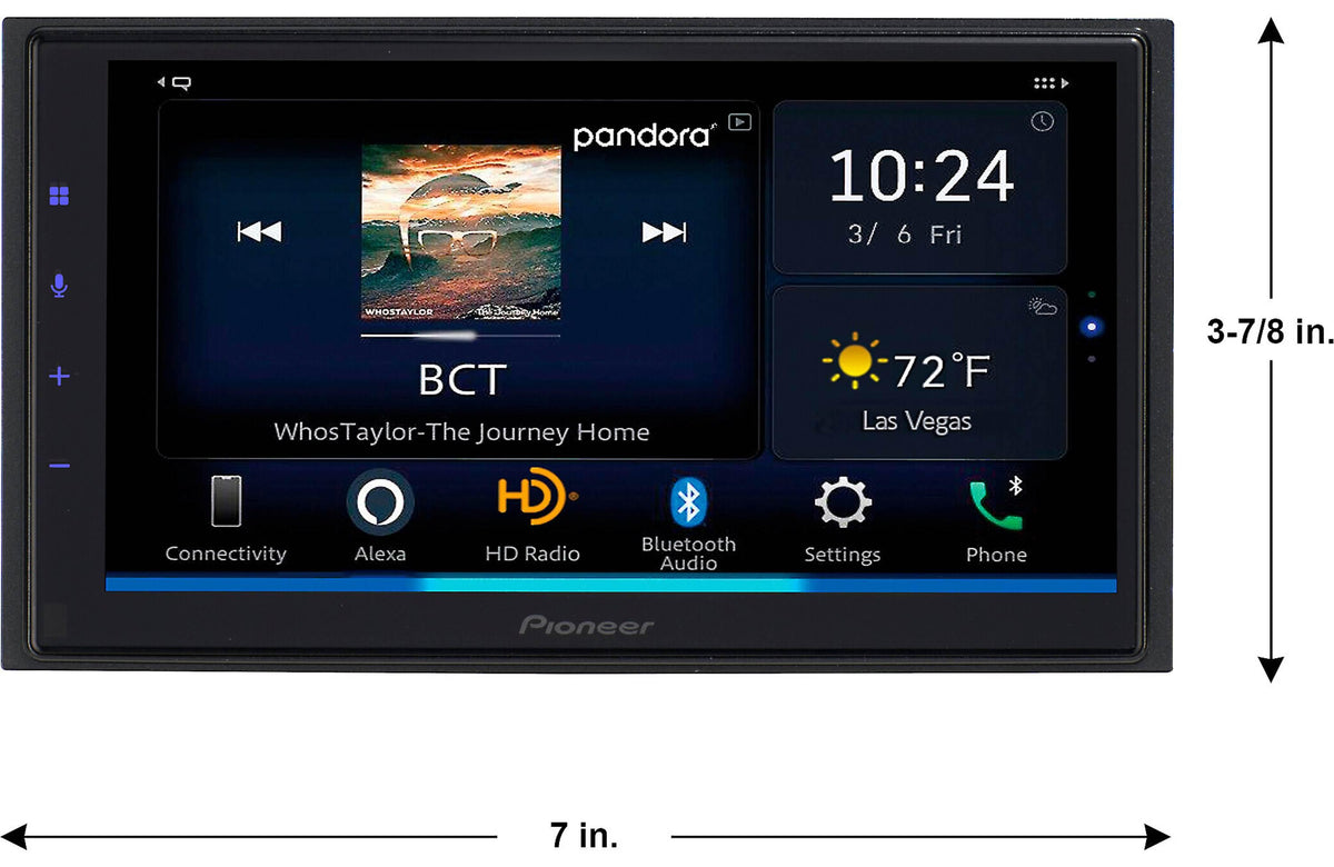 Pioneer DMH-WC5700NEX android auto apple carplay