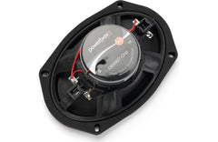 Car speaker with 'Powerbass' branding on a white background
