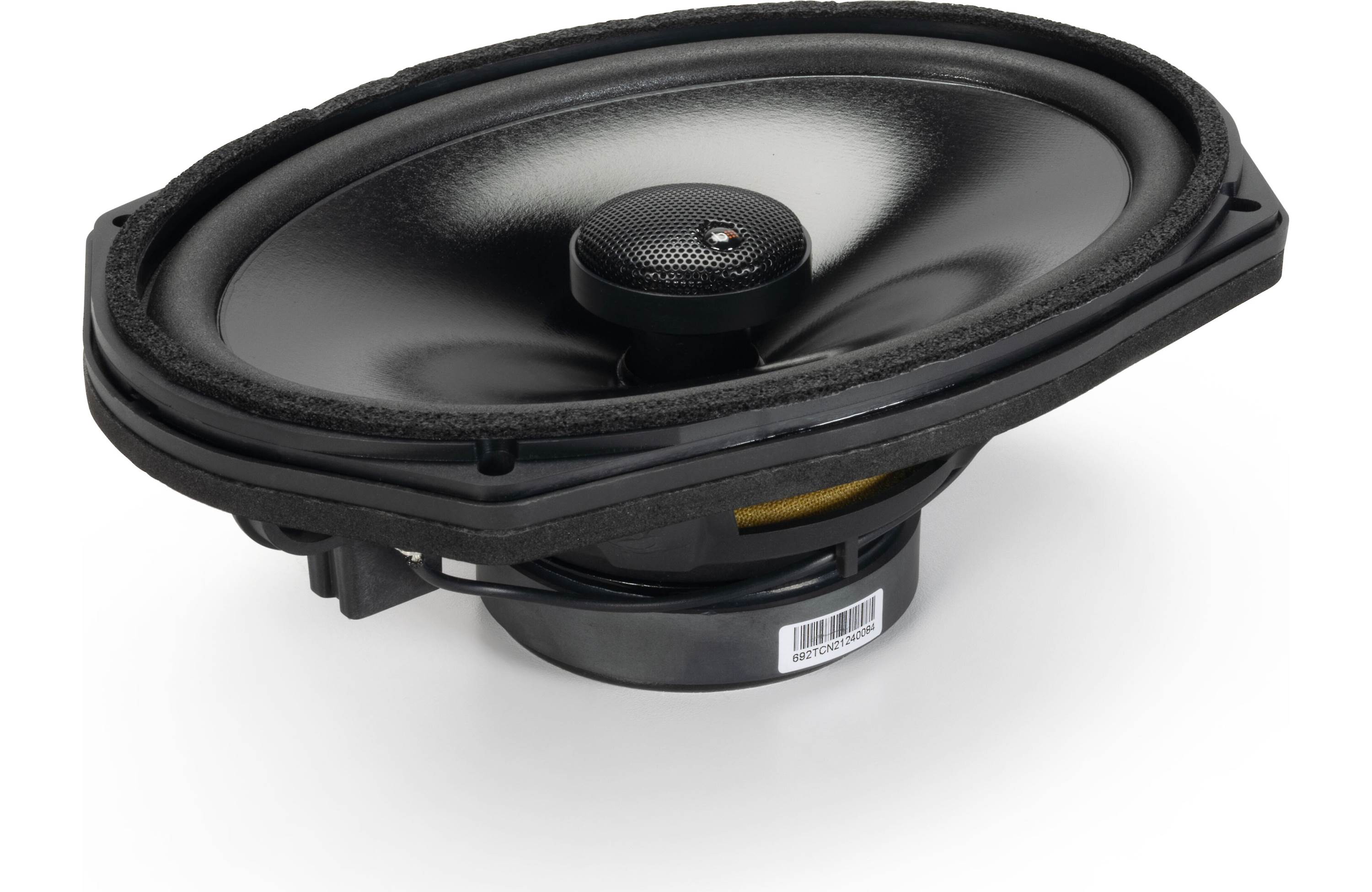 Car speaker on a white background
